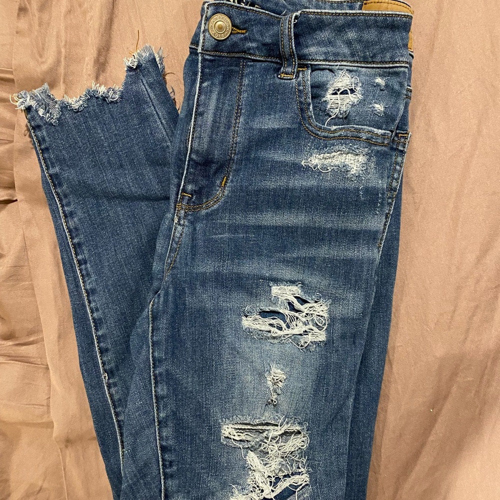 American Eagle high rise jegging crop